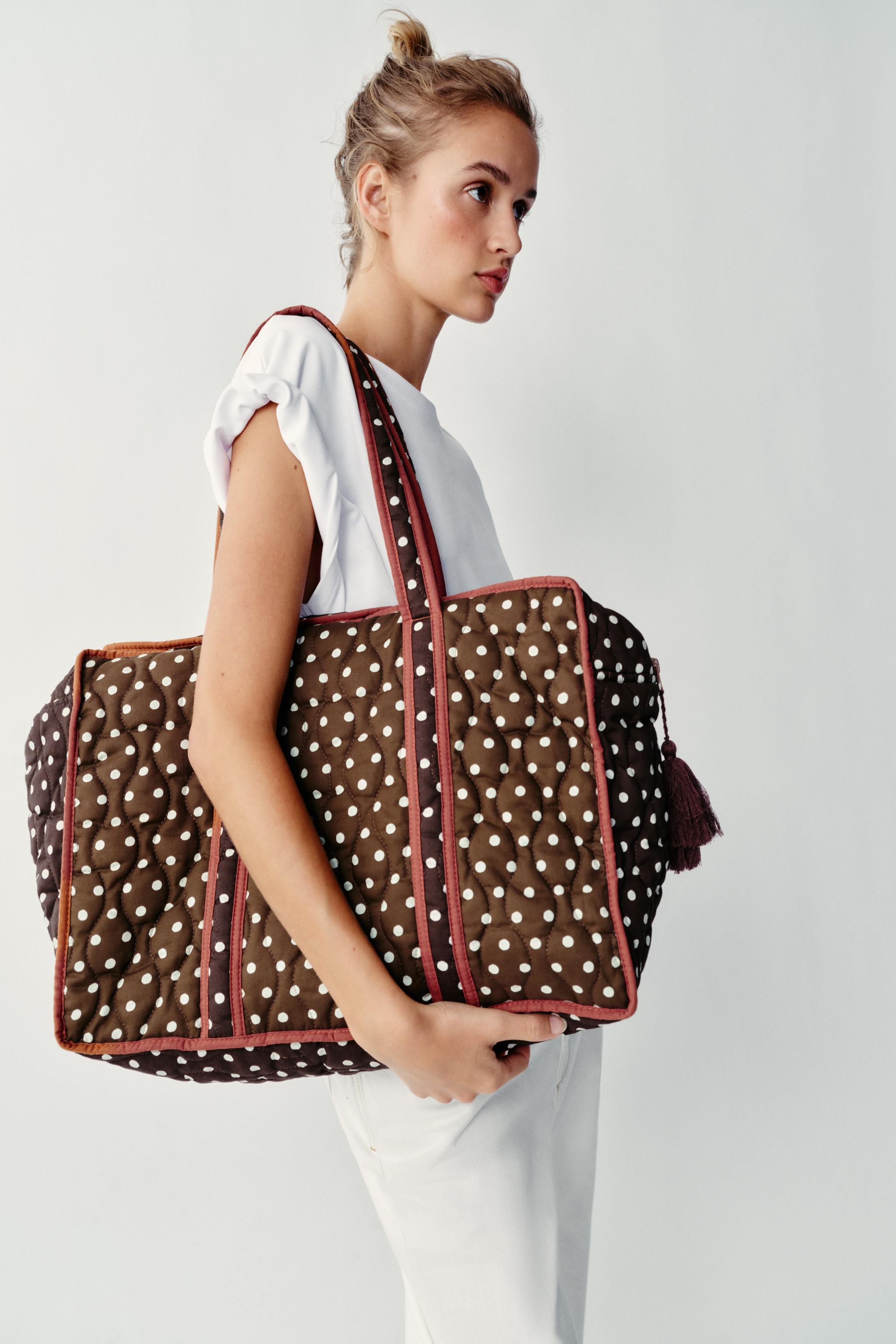 POLKA DOT QUILTED BAG